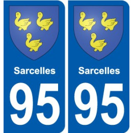 95 Viarmes wappen aufkleber typenschild aufkleber stadt
