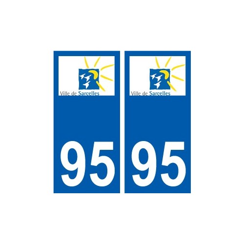 94 Créteil logo decal sticker plate registration city