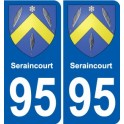95 Argenteuil blason autocollant plaque stickers ville