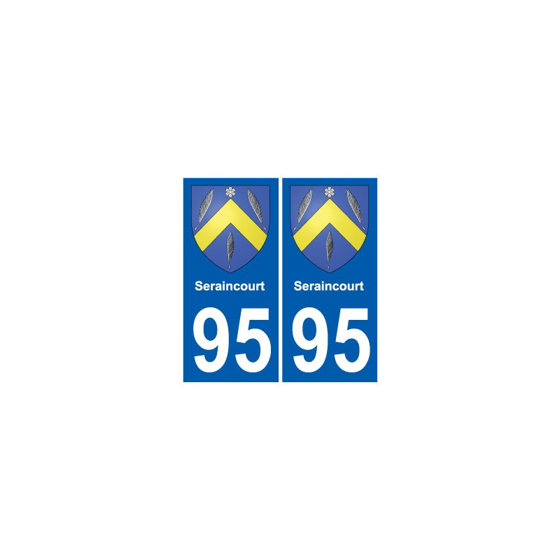 95 Argenteuil blason autocollant plaque stickers ville