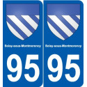 95 Viarmes wappen aufkleber typenschild aufkleber stadt
