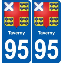 95 Viarmes wappen aufkleber typenschild aufkleber stadt