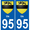 95 Argenteuil blason autocollant plaque stickers ville