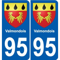 95 Viarmes stemma adesivo piastra adesivi città