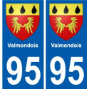 95 Viarmes stemma adesivo piastra adesivi città