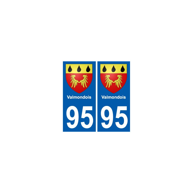 95 Viarmes wappen aufkleber typenschild aufkleber stadt