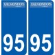 95 Argenteuil logo autocollant sticker plaque immatriculation ville