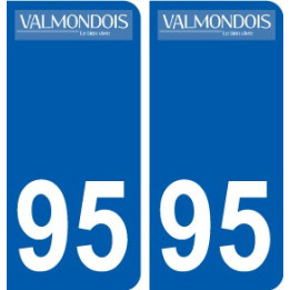 95 Argenteuil logo autocollant sticker plaque immatriculation ville