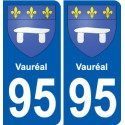 95 Argenteuil blason autocollant plaque stickers ville