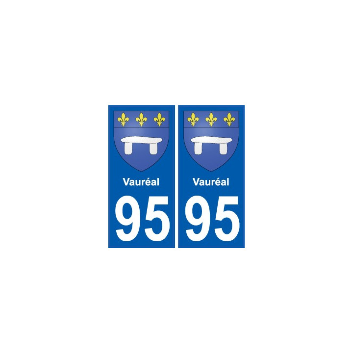 95 Viarmes wappen aufkleber typenschild aufkleber stadt
