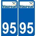 94 Créteil adesivo del logo adesivo piastra di registrazione city