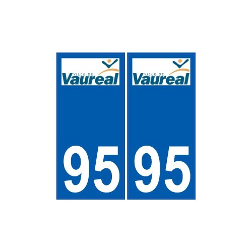 95 Argenteuil logo autocollant sticker plaque immatriculation ville