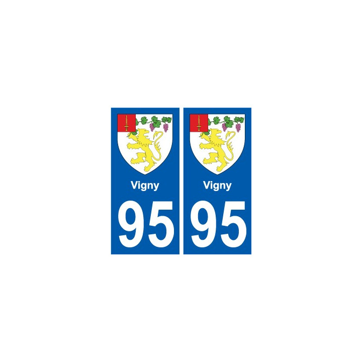 95 Argenteuil blason autocollant plaque stickers ville