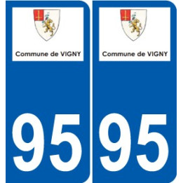94 Créteil logotipo de la calcomanía de la placa etiqueta de registro de la ciudad