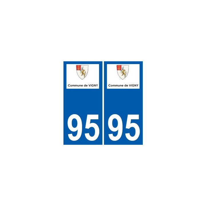 94 Créteil logotipo de la calcomanía de la placa etiqueta de registro de la ciudad