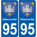 95 Viarmes coat of arms sticker plate stickers city