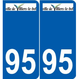 95 Argenteuil logo autocollant sticker plaque immatriculation ville