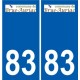 83 Cogolin logo aufkleber typenschild aufkleber stadt