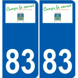 83 Cogolin logo sticker plate stickers city