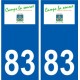 83 Cogolin logo sticker plate stickers city