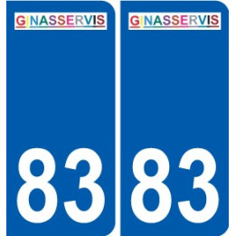 83 Cogolin logo sticker plate stickers city