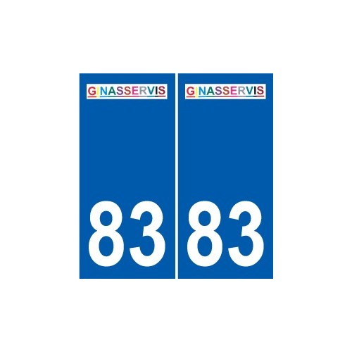 83 Cogolin logo adesivo piastra adesivi città