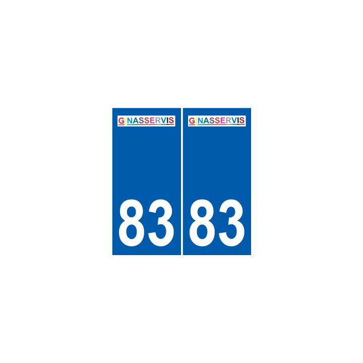 83 Cogolin logo sticker plate stickers city