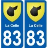 83 Cogolin blason autocollant plaque stickers ville