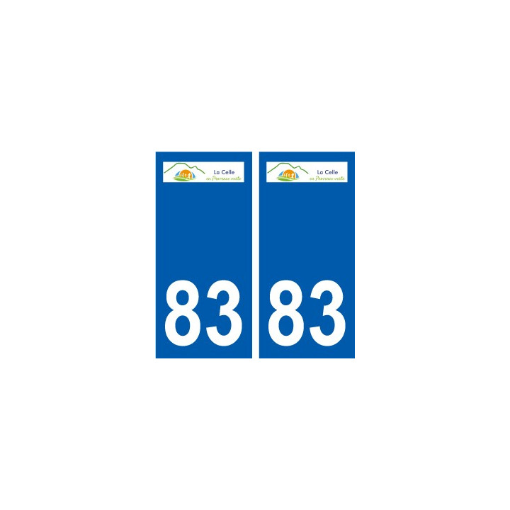 83 Cogolin logo autocollant plaque stickers ville