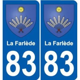 83 Cogolin wappen aufkleber typenschild aufkleber stadt
