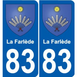 83 Cogolin wappen aufkleber typenschild aufkleber stadt