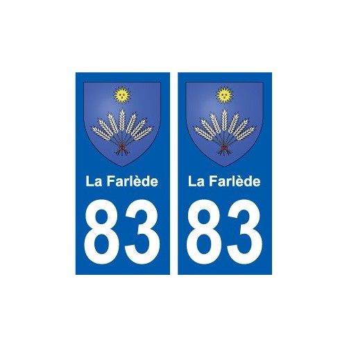 83 Cogolin wappen aufkleber typenschild aufkleber stadt