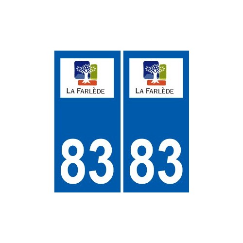 83 Cogolin logotipo de la etiqueta engomada de la placa de pegatinas de la ciudad