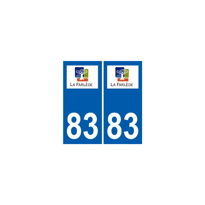 83 Cogolin logo sticker plate stickers city