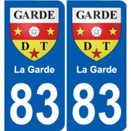 83 Cogolin blason autocollant plaque stickers ville