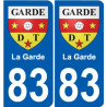 83 Cogolin wappen aufkleber typenschild aufkleber stadt