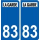 83 Cogolin logo adesivo piastra adesivi città