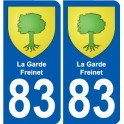 83 Cogolin blason autocollant plaque stickers ville