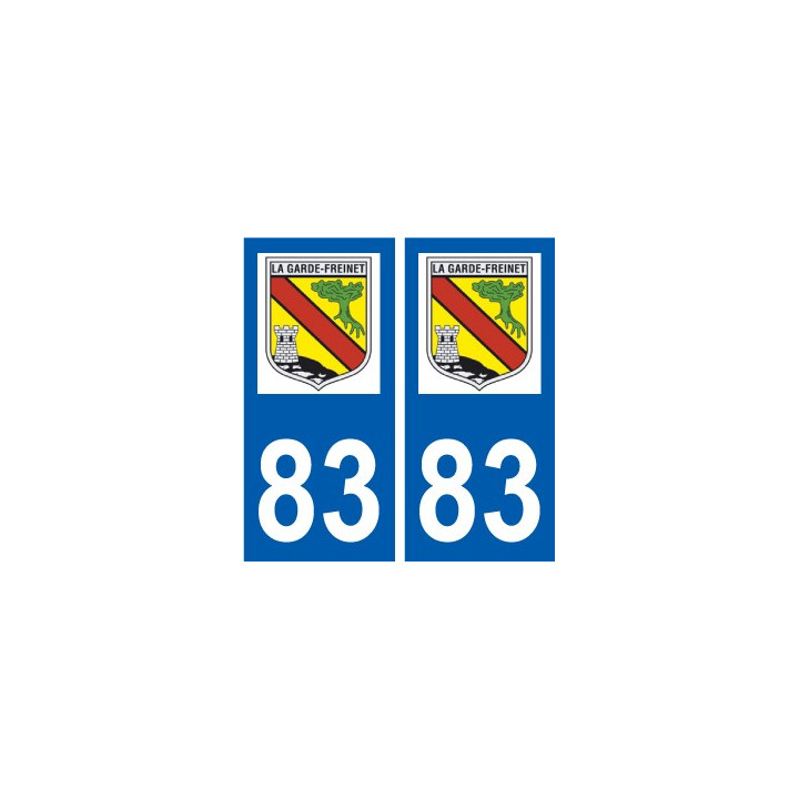 83 Cogolin logotipo de la etiqueta engomada de la placa de pegatinas de la ciudad