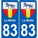 83 Cogolin blason autocollant plaque stickers ville