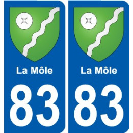 83 Cogolin wappen aufkleber typenschild aufkleber stadt