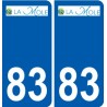 83 Cogolin logo sticker plate stickers city