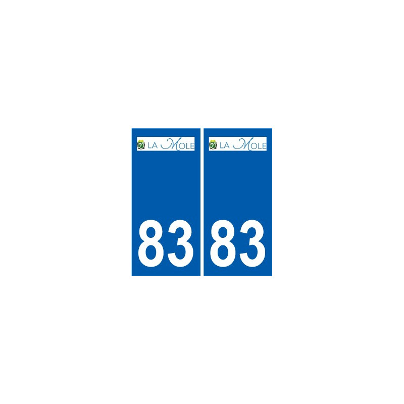 83 Cogolin logo adesivo piastra adesivi città