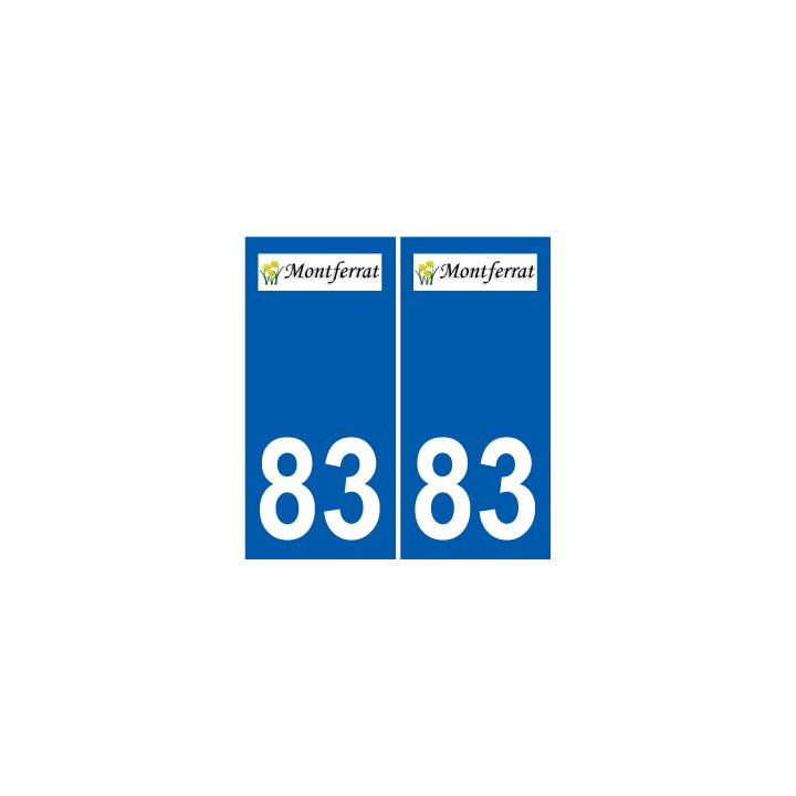 83 Cogolin logo sticker plate stickers city