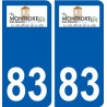 83 Cogolin logo aufkleber typenschild aufkleber stadt
