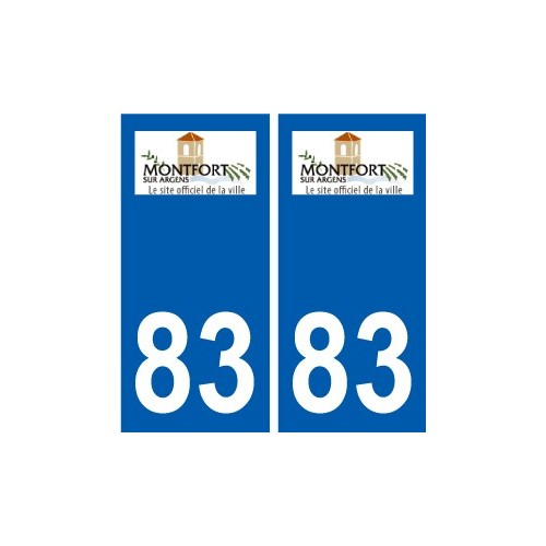 83 Cogolin logo sticker plate stickers city
