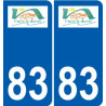 83 Cogolin logo aufkleber typenschild aufkleber stadt
