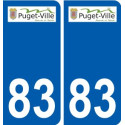 83 Cogolin logo aufkleber typenschild aufkleber stadt