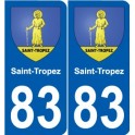 83 Saint-Tropez blason autocollant plaque stickers ville