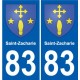 83 Cogolin wappen aufkleber typenschild aufkleber stadt